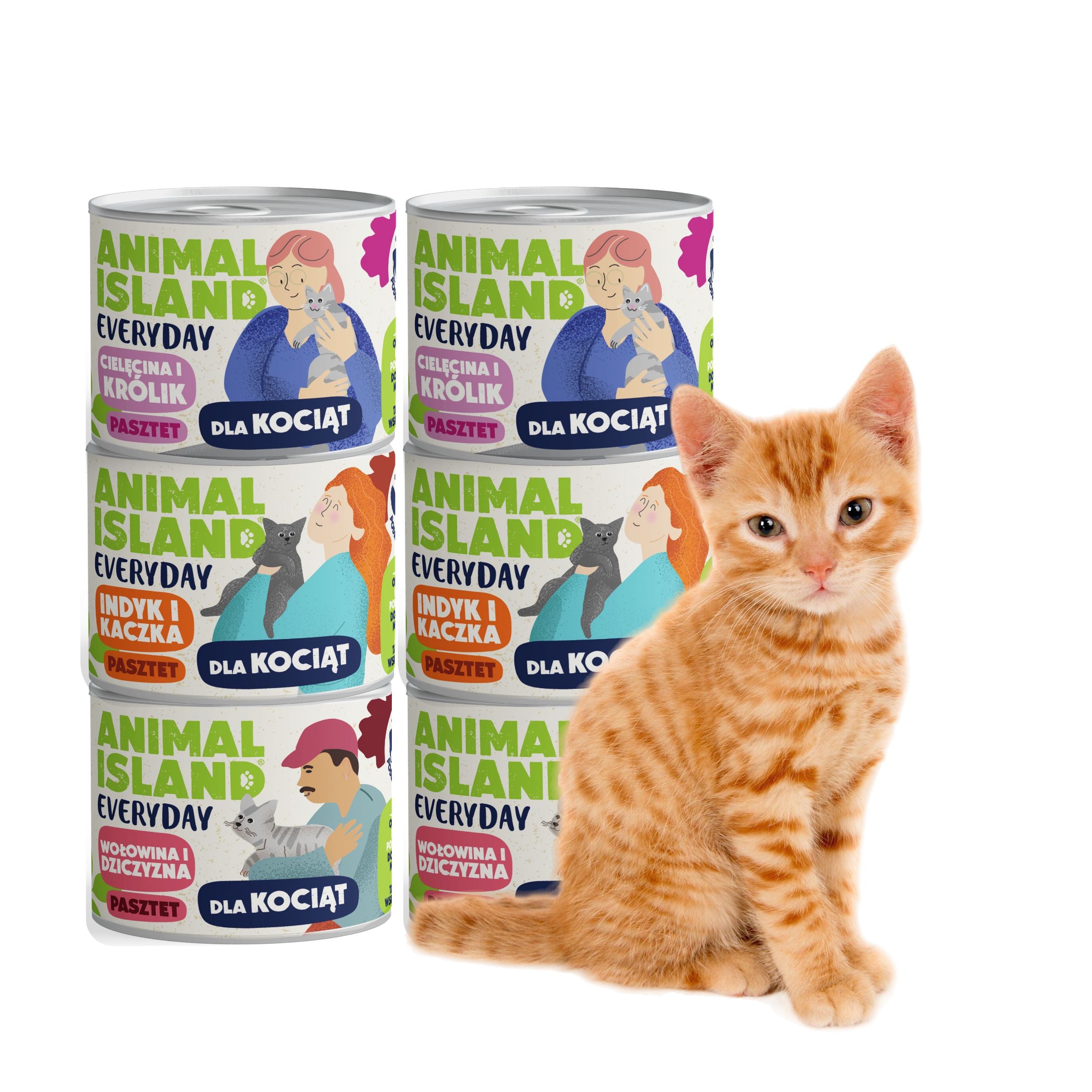 Kitten Food Flavor Set (6x185g) Everyday