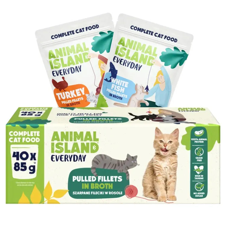 Wet Cat Food Turkey/White Fish 85g (40 pcs.) Everyday