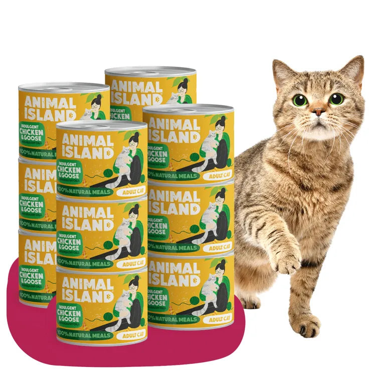 Wet Cat Food Chicken Goose 12x200g