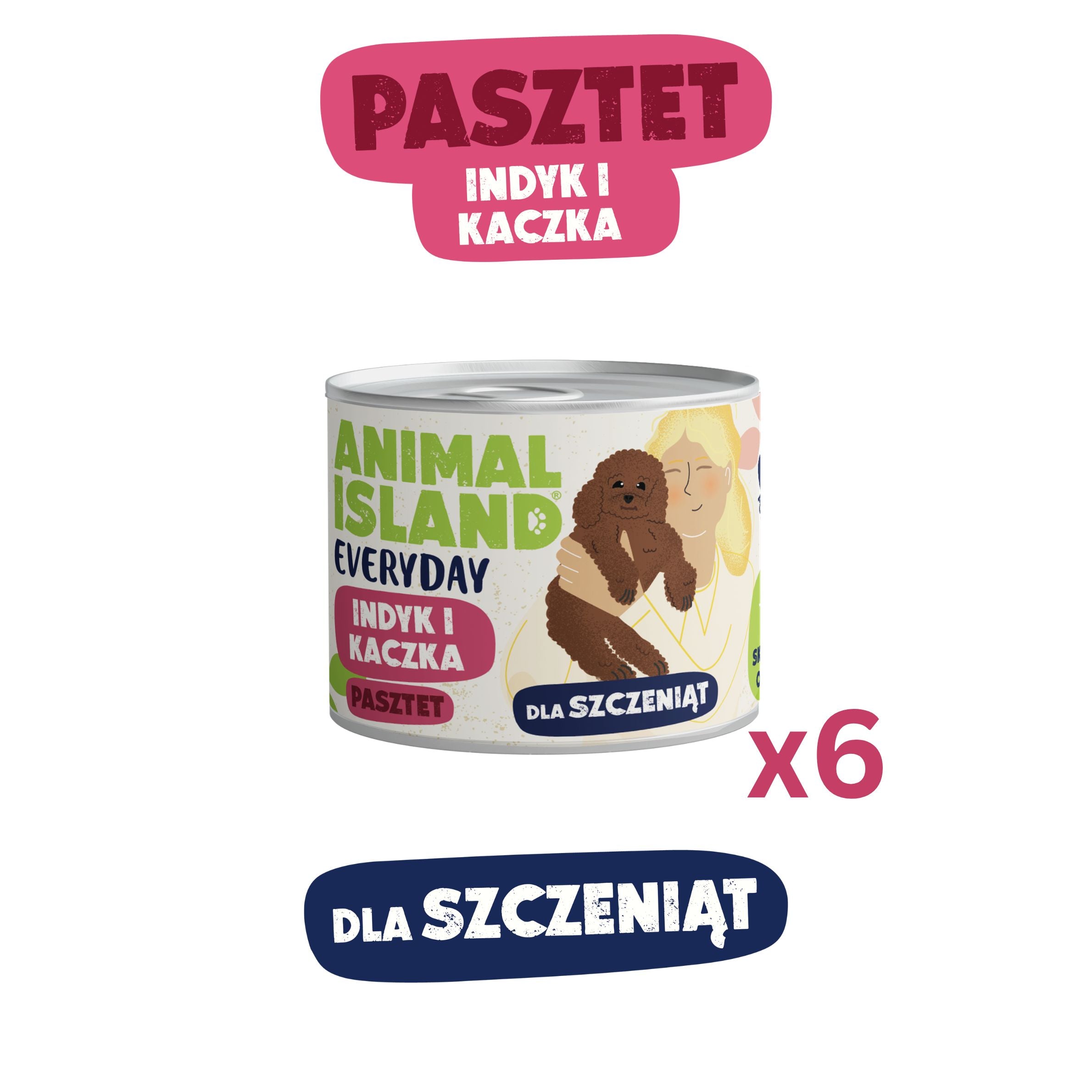 Everyday posiłek z indyka i kaczki dla szczeniąt 6X185G