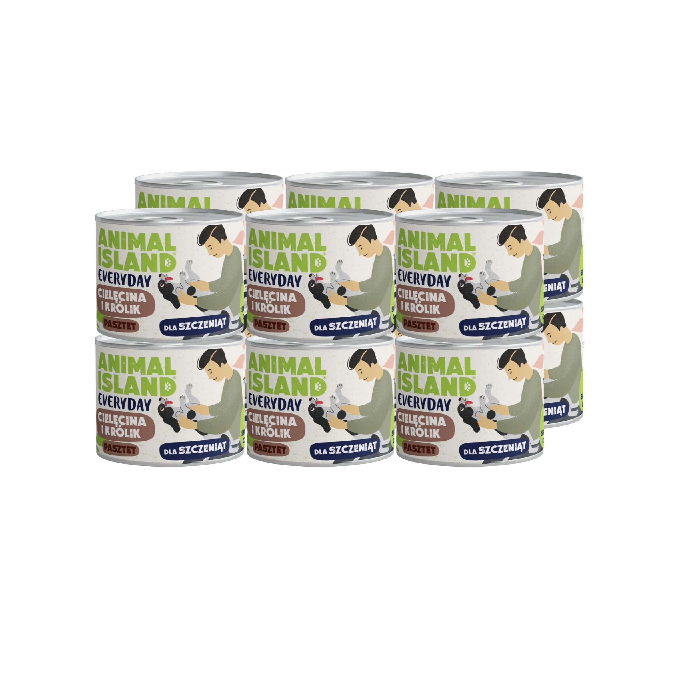 Everyday posiłek z cielęciny i królika dla szczeniąt 12X185G puszka