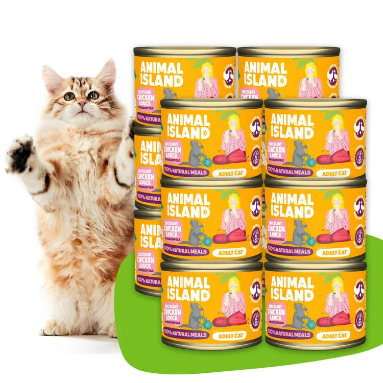 Wet Cat Food Chicken Duck 12x200g