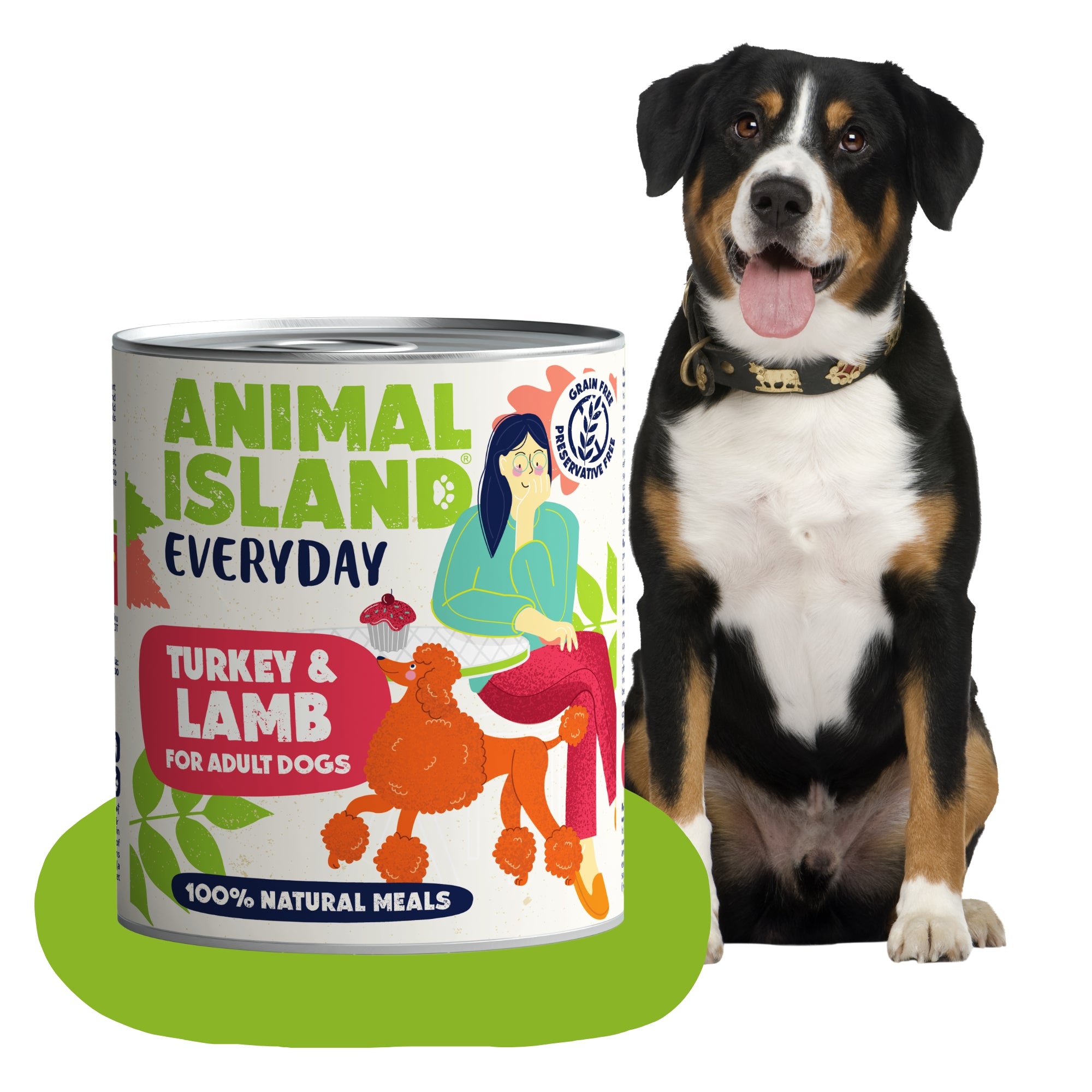 Mokra karma dla Psa indyk jagnięcina Everyday 800g Animal Island