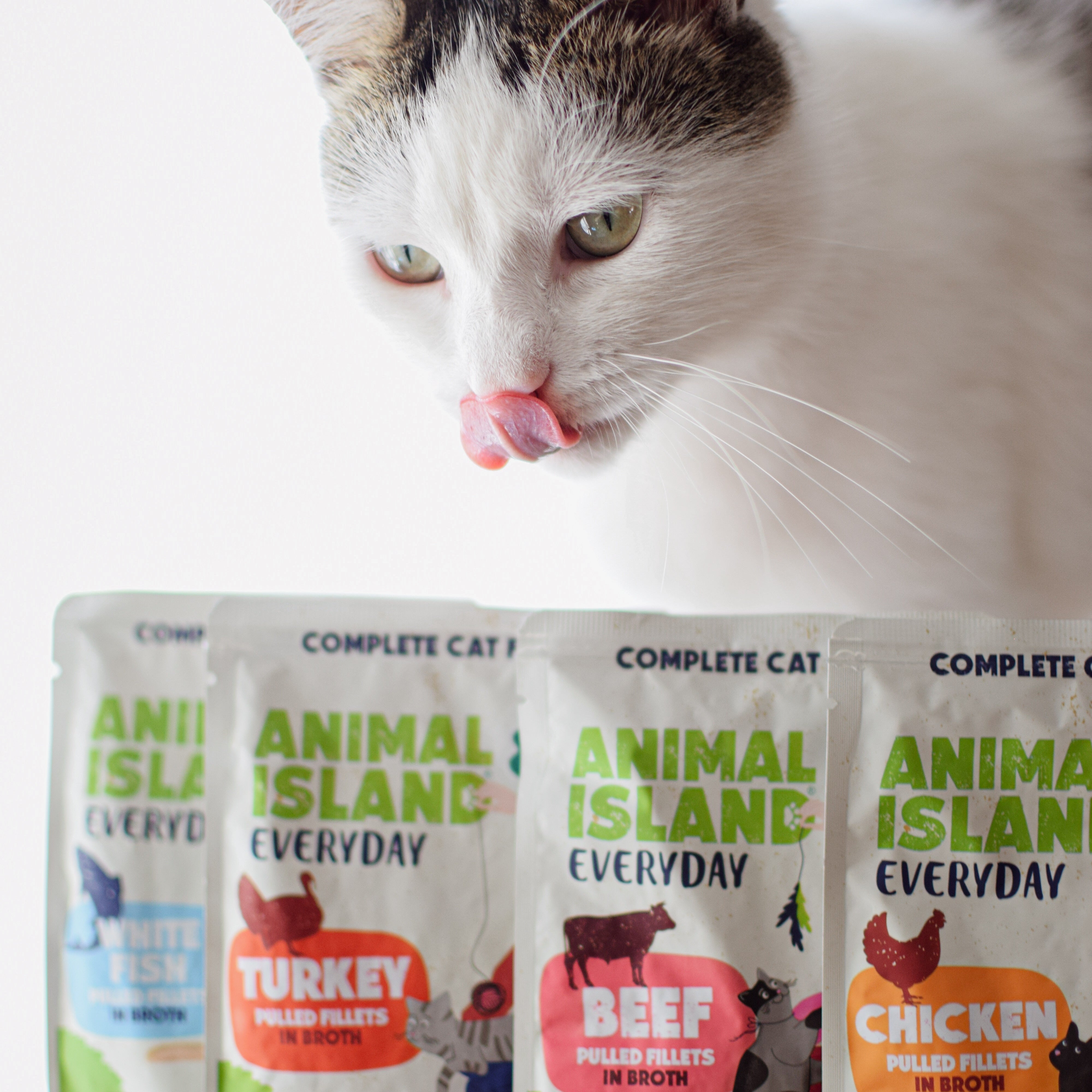 Wet Cat Food 4 Pack (4 x 85 g) 2 x Chicken, 2 x Beef Everyday