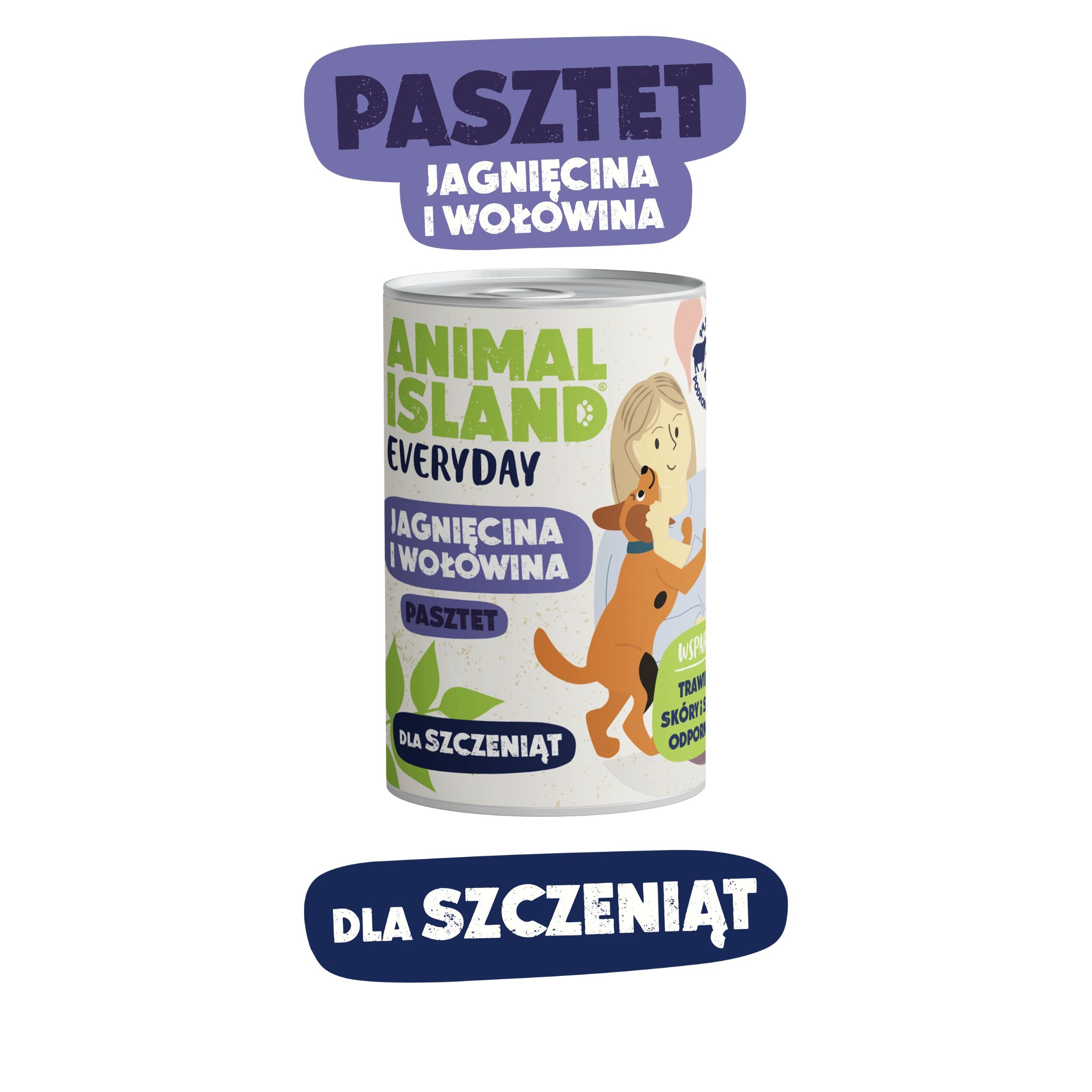 Beef and lamb puppy food 400g can Everyday