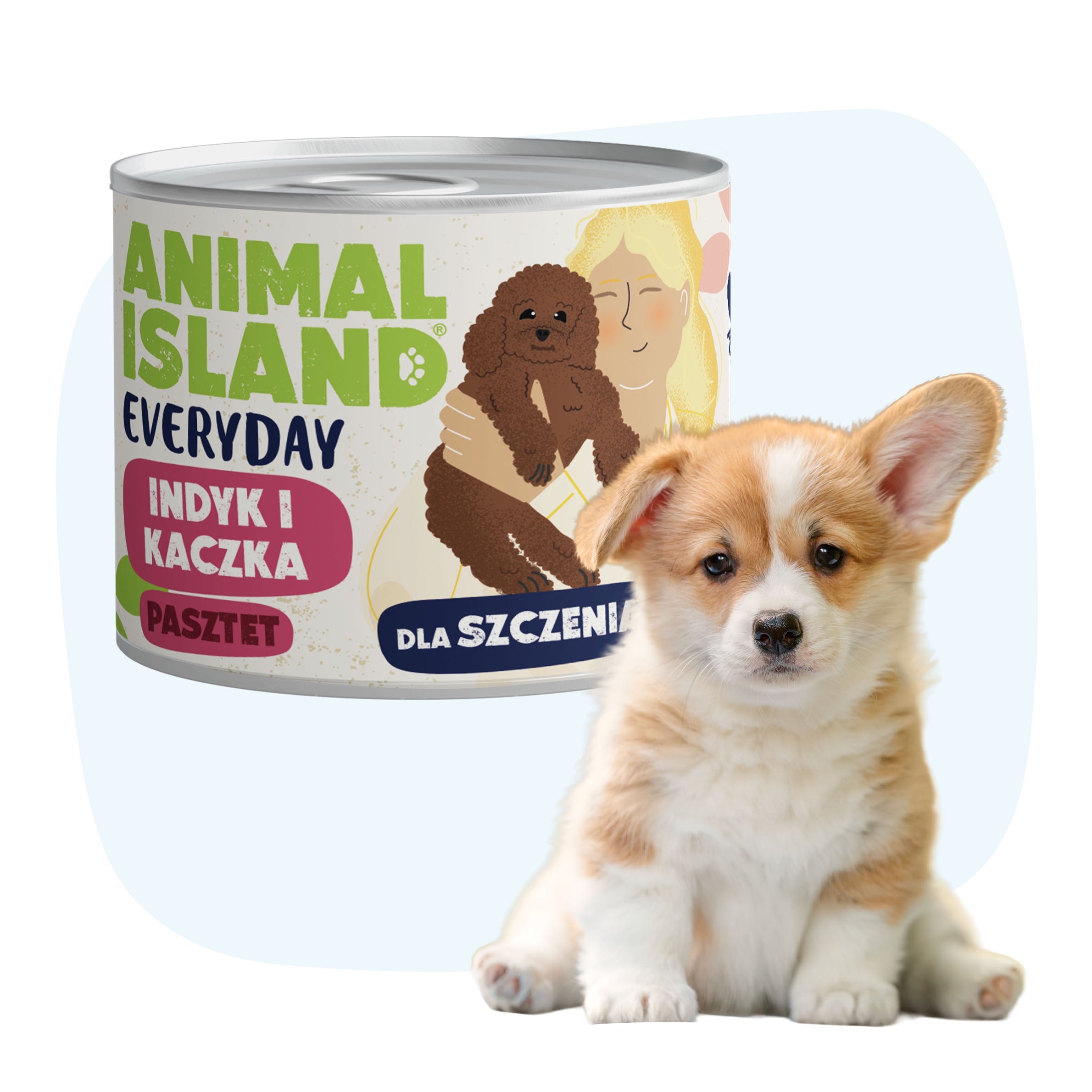 Everyday turkey and duck meal for puppies 185g