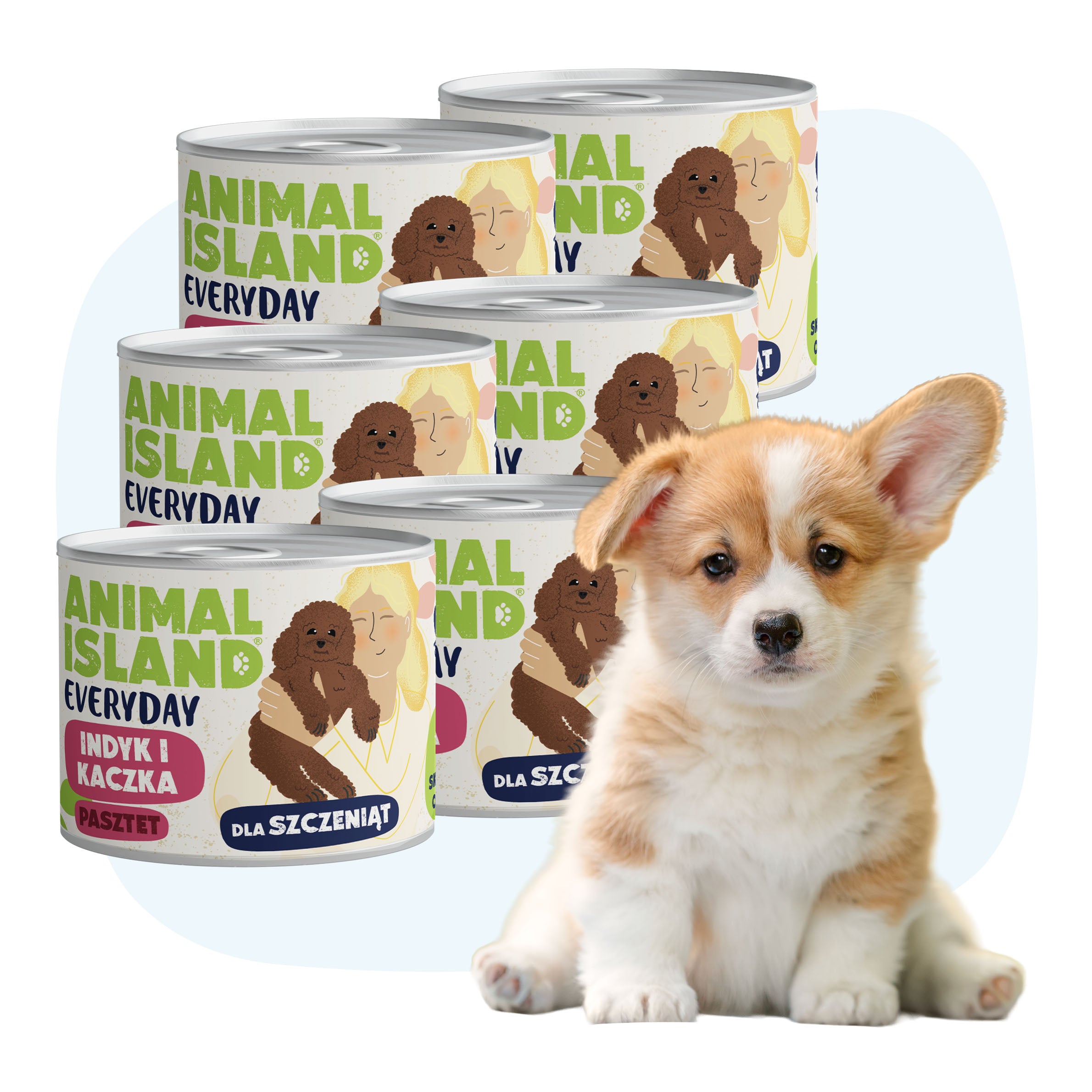 Everyday posiłek z indyka i kaczki dla szczeniąt 6X185G