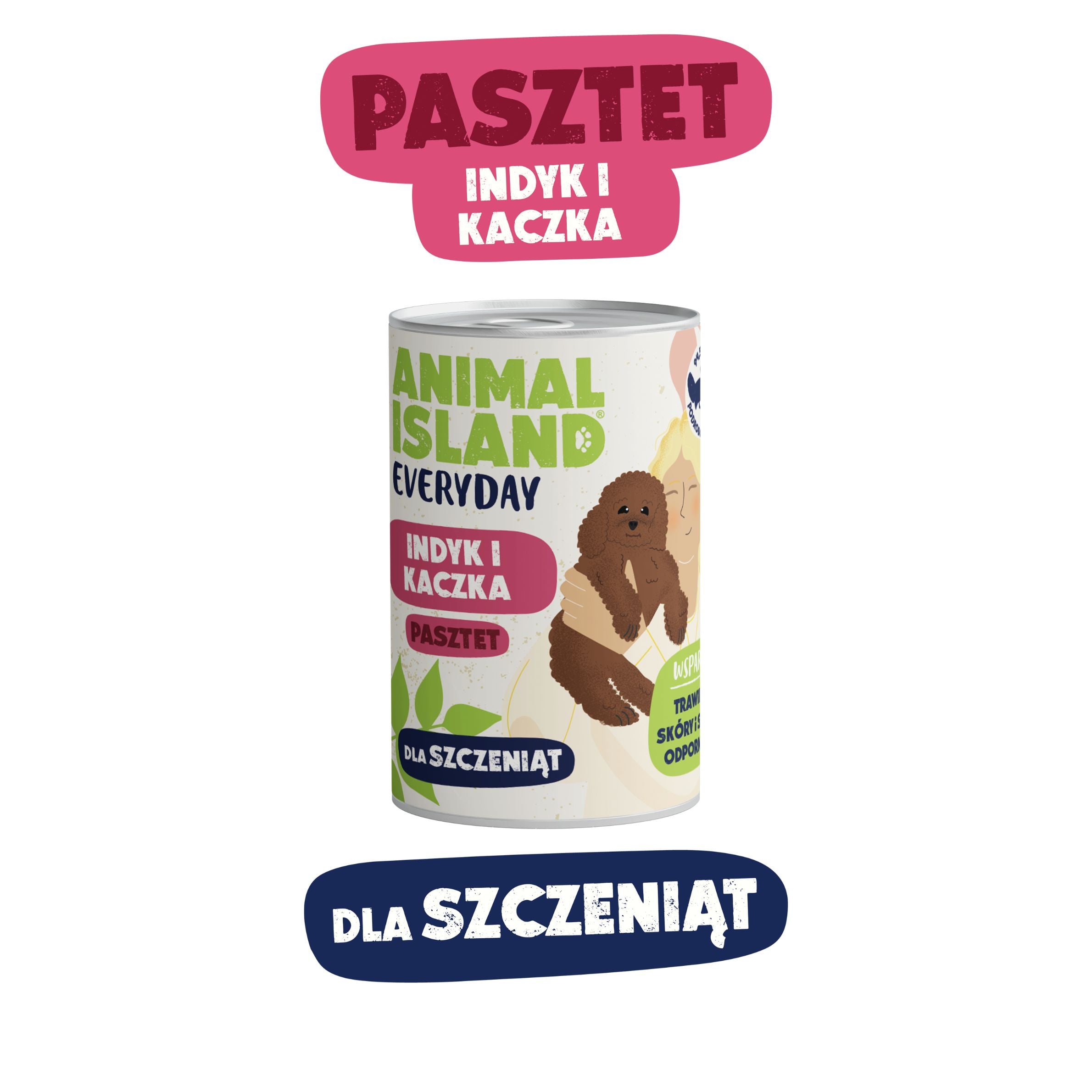 Turkey and Duck Puppy Food 400g Can Everyday