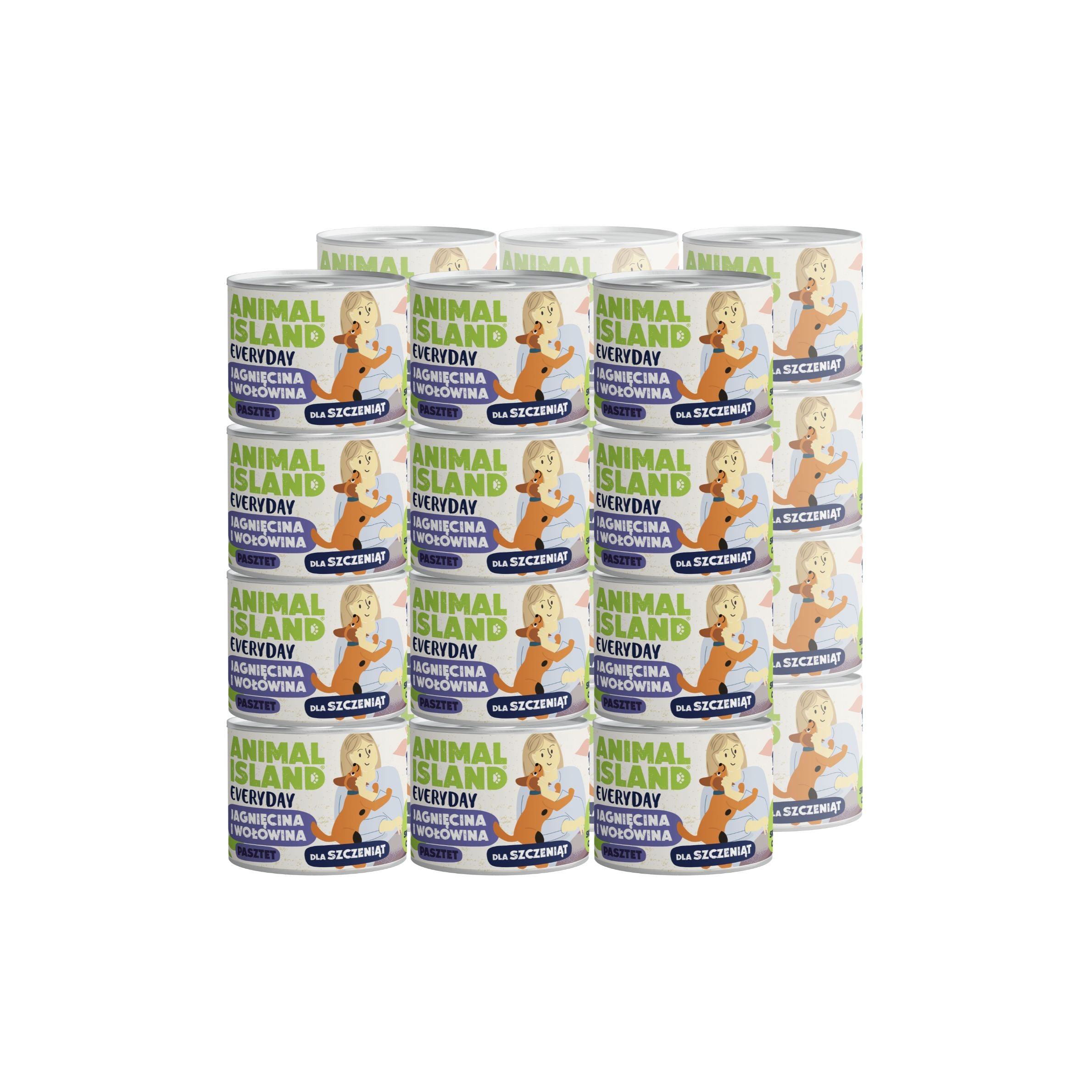 Everyday posiłek z wołowiny i jagnięciny dla szczeniąt 24X185G puszka