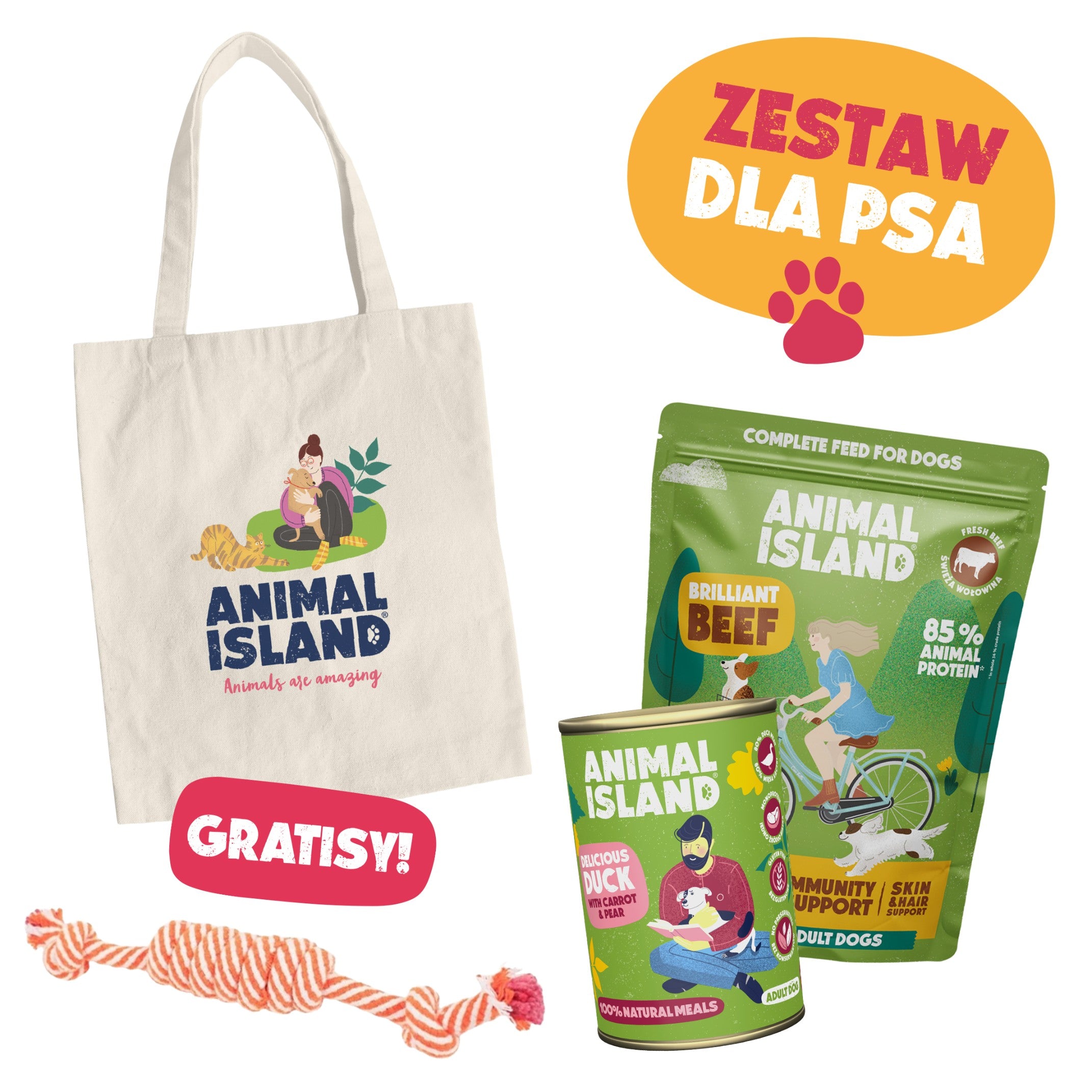 Zestaw ,,Smak na Medal'' - Wołowina & Kaczka z gruszką + PREZENT