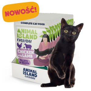 Mokra Karma dla Kota 85g (12szt) Fileciki w Rosole - Kurczak/Jagnięcina