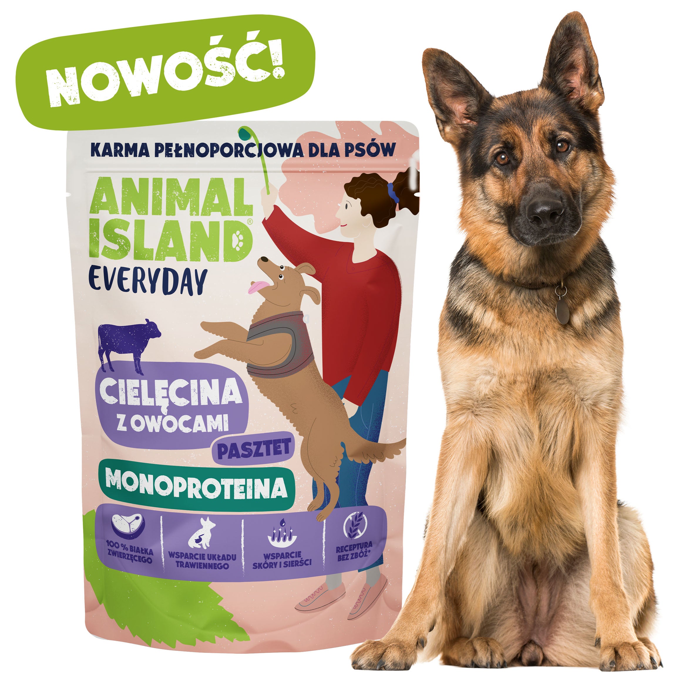 Animal Island Everyday Monoproteina Cielęcina 300 g - Pasztet