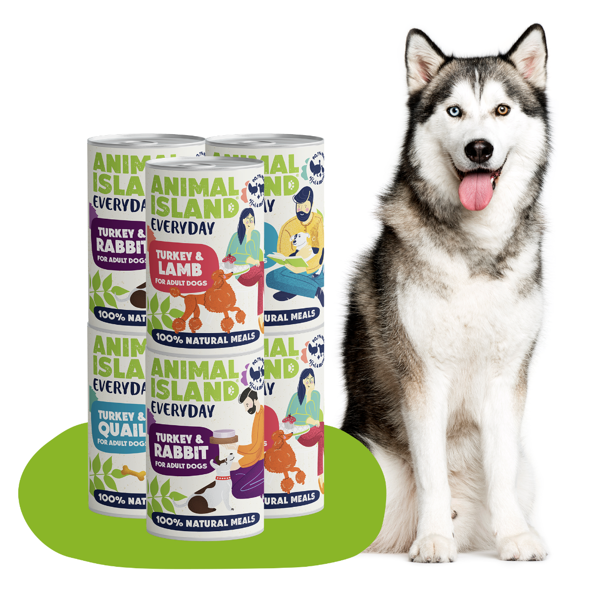 Mokra karma dla Psa mix 3 smaków 6x400 g Everyday