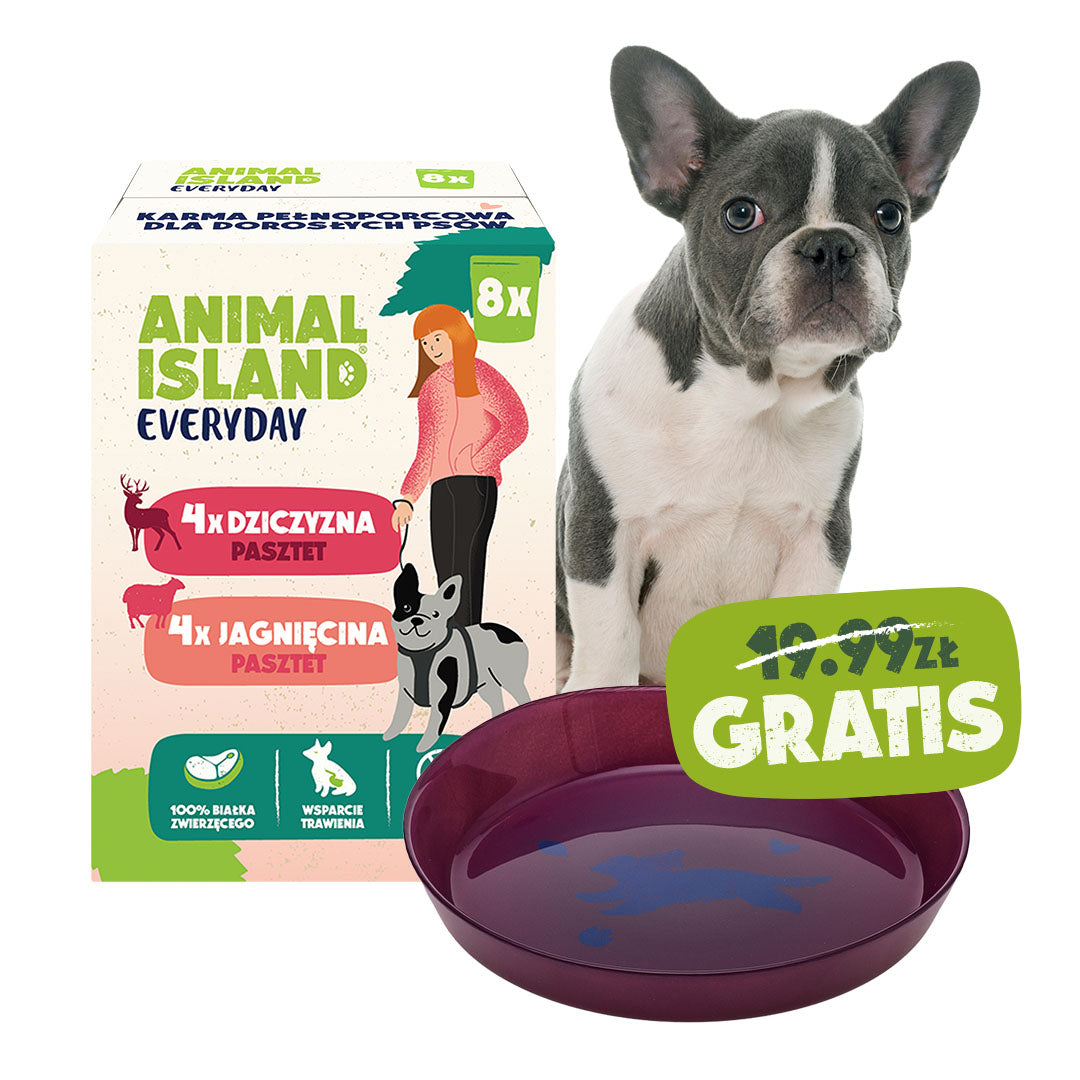 Zestaw Pasztetów dla Psów Małych Ras (8x150 g) + Talerzyk GRATIS