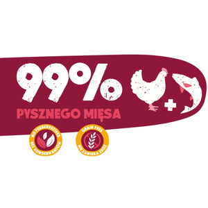 Mokra karma dla Kota kurczak łosoś 12x200g