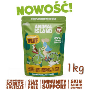 Sucha karma dla psa wołowina 1kg