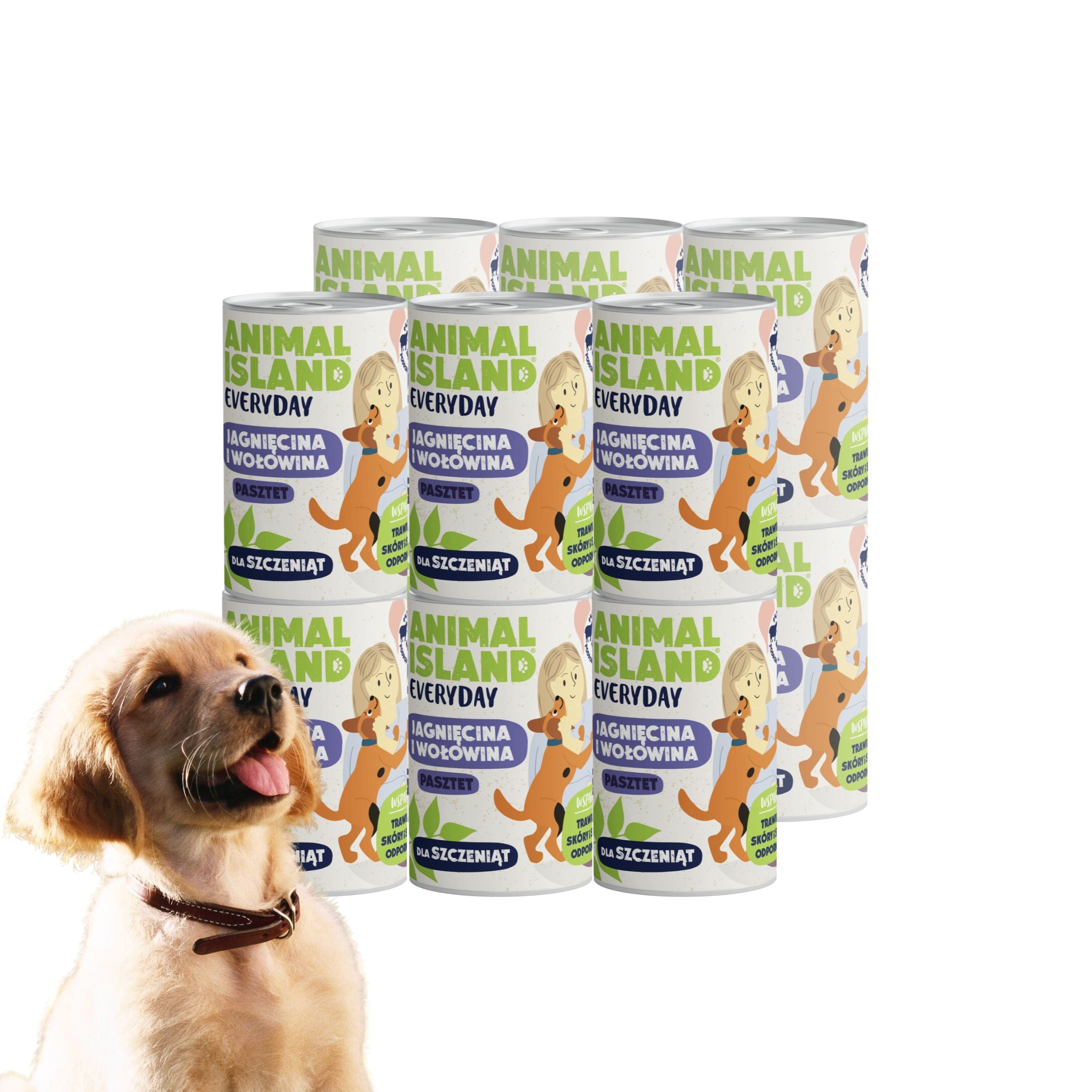 Beef and lamb puppy food 12x400g can Everyday