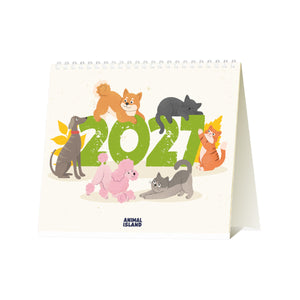 Kalendarz Animal Island 2027 – Rok Pełen Miłości
