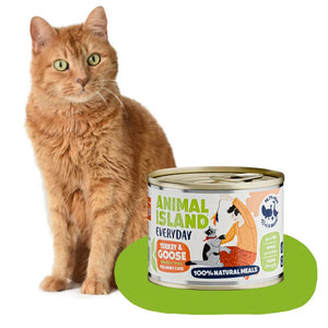 Wet cat food turkey and goose 200g Everyday