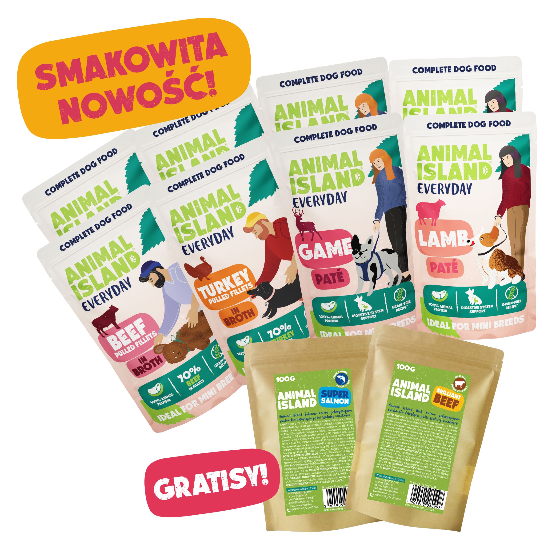 ZESTAW DLA PUPILA-  Pakiet Smaków + Chrupiący GRATIS!