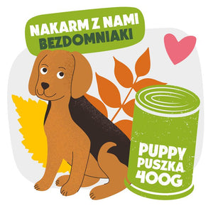 Karma dla szczeniąt -Puppy 400g – Puszka dla Bezdomniaka