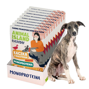 Animal Island Everyday Monoproteina Kaczka – Saszetki Display 9×300G