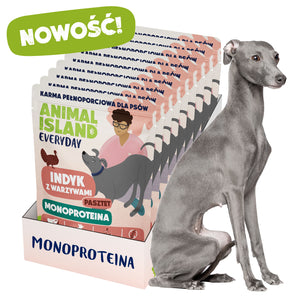 Animal Island Everyday Monoproteina Indyk – Display 9 × 300 g