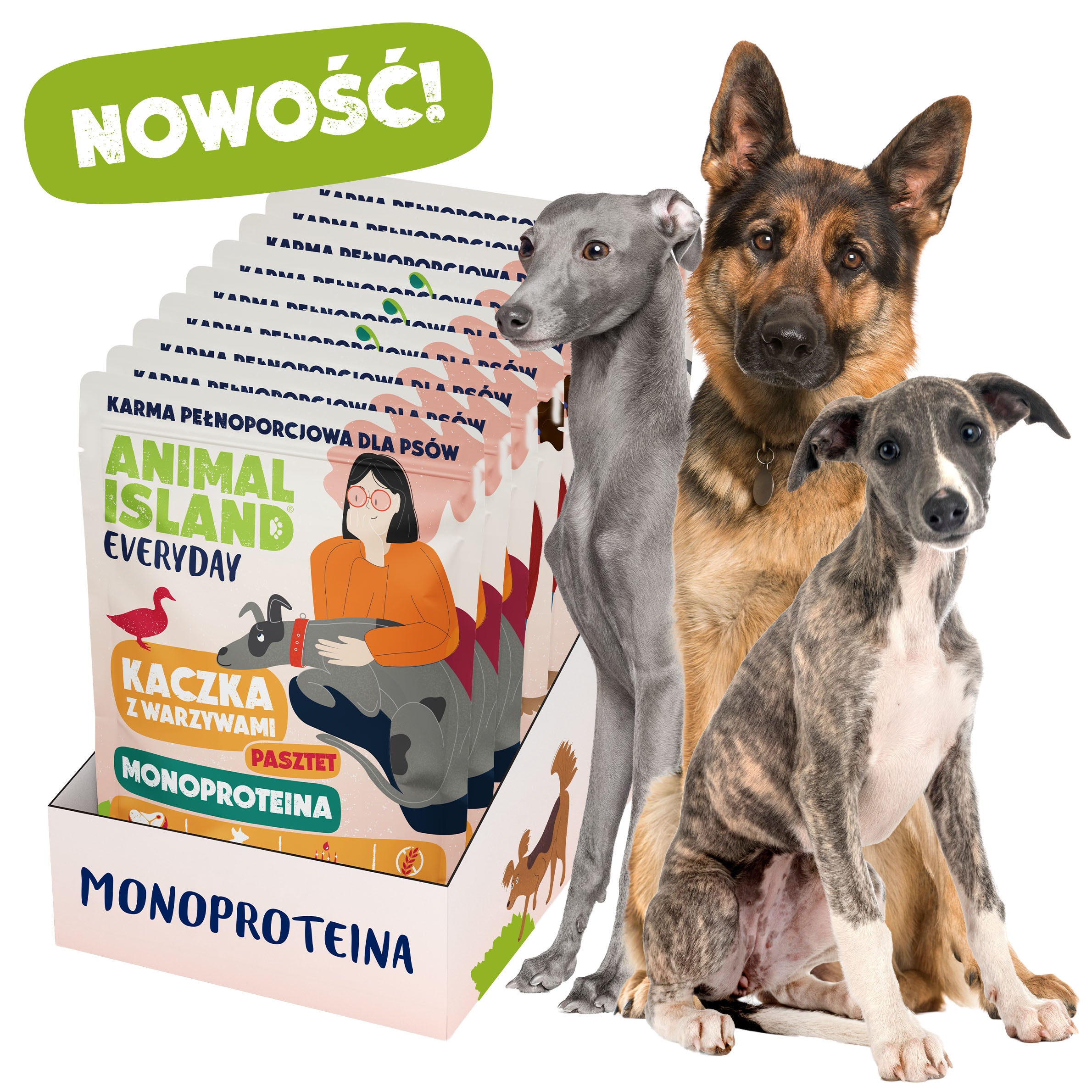 Animal Island Everyday Monoproteina MIX – Display 9 × 300 g