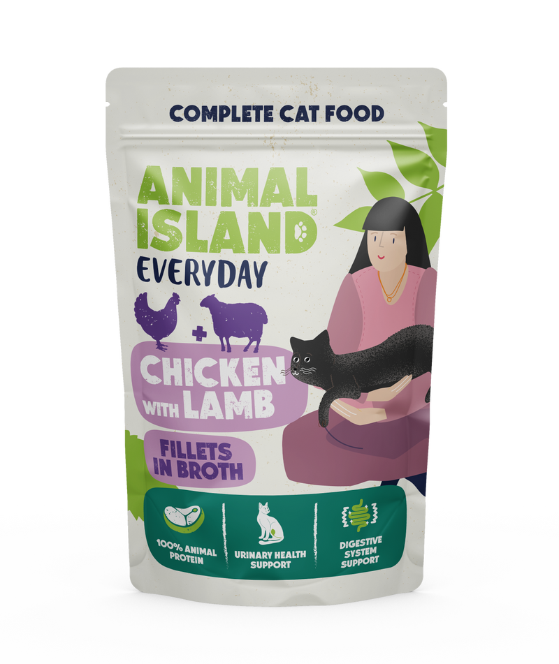 Mokra Karma dla Kota Kurczak/Jagnięcina 85G