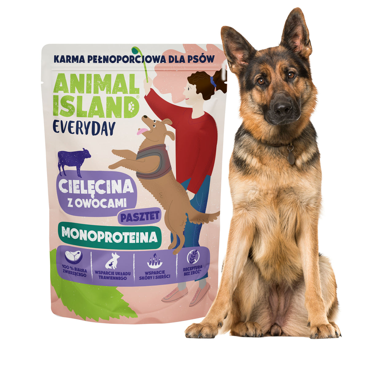 Animal Island Everyday Monoproteina Cielęcina 300 g - Pasztet
