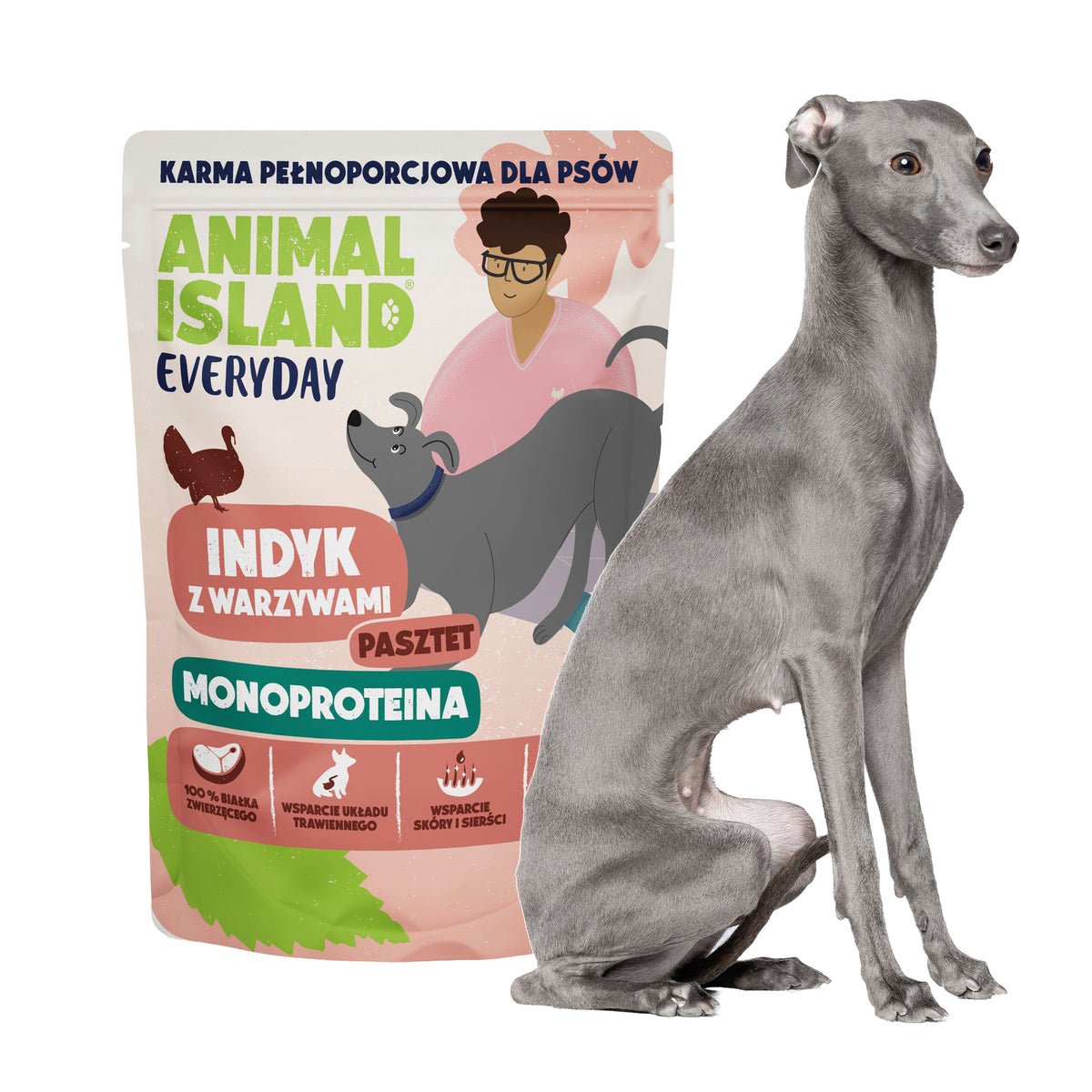 Animal Island Everyday Monoproteina Indyk 300 g – pasztet z warzywami dla psa