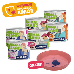 Zestaw Everyday Wsparcie Odporności Junior 6x185g + TALERZYK!