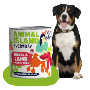 Mokra karma dla Psa indyk jagnięcina Everyday 800g Animal Island