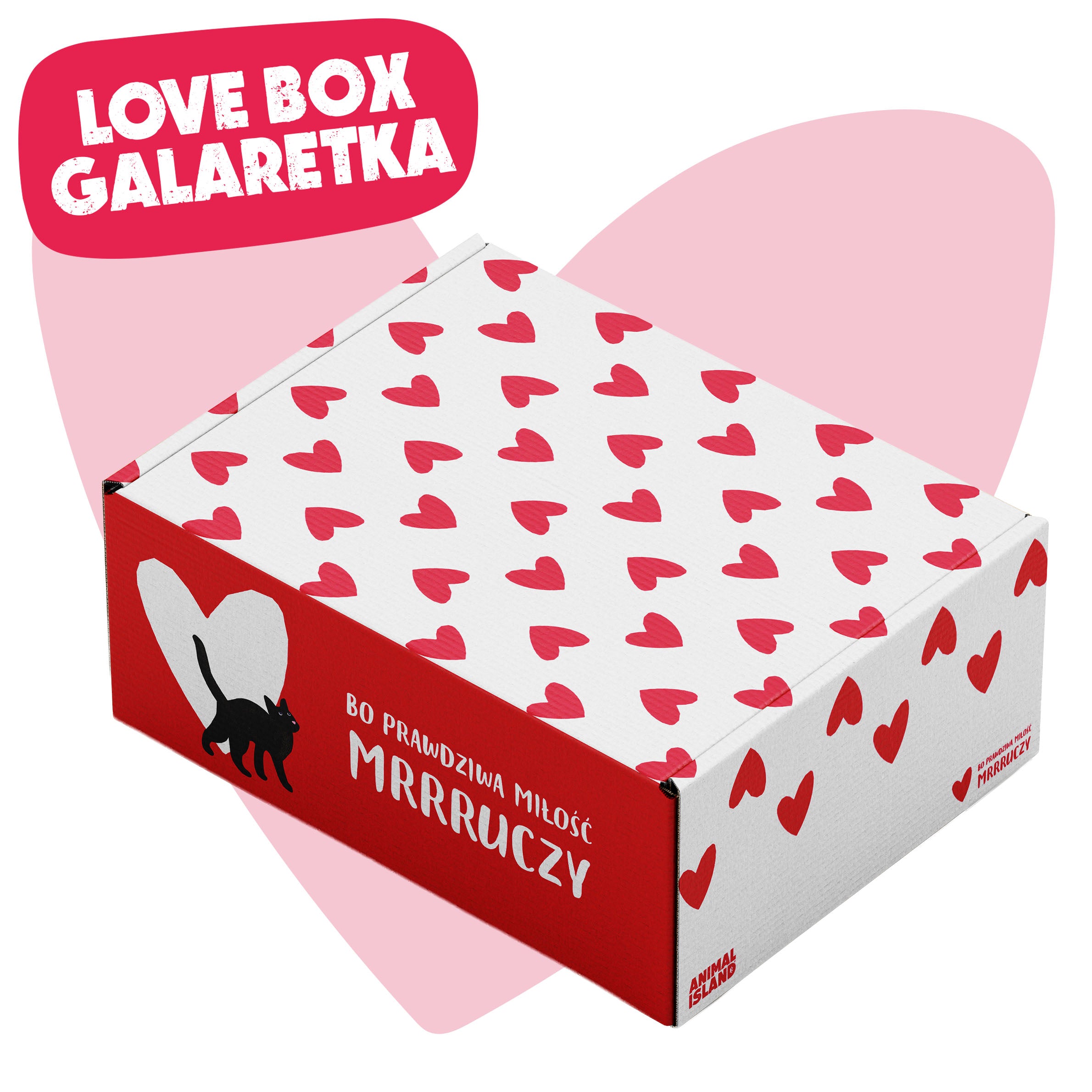 Набір LOVE Box для котів - пакетики в желе 2x (12 шт. з птицею / 12 шт. з телятиною, 48 шт.)