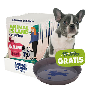 Animal Island Everyday –  10 saszetek Pasztetu z Dziczyzną + Talerzyk GRATIS