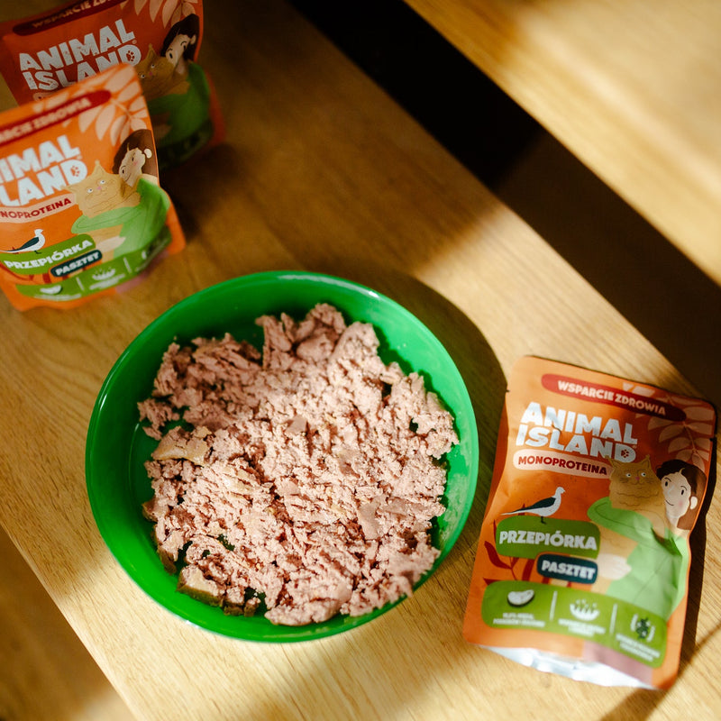 Karma Pełnoporcjowa Monobiałkowa – Przepiórka 10x100G