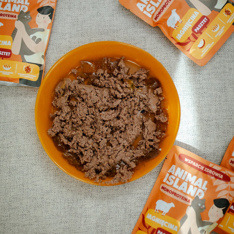 Karma Pełnoporcjowa Monobiałkowa – Jagnięcina  10x100G