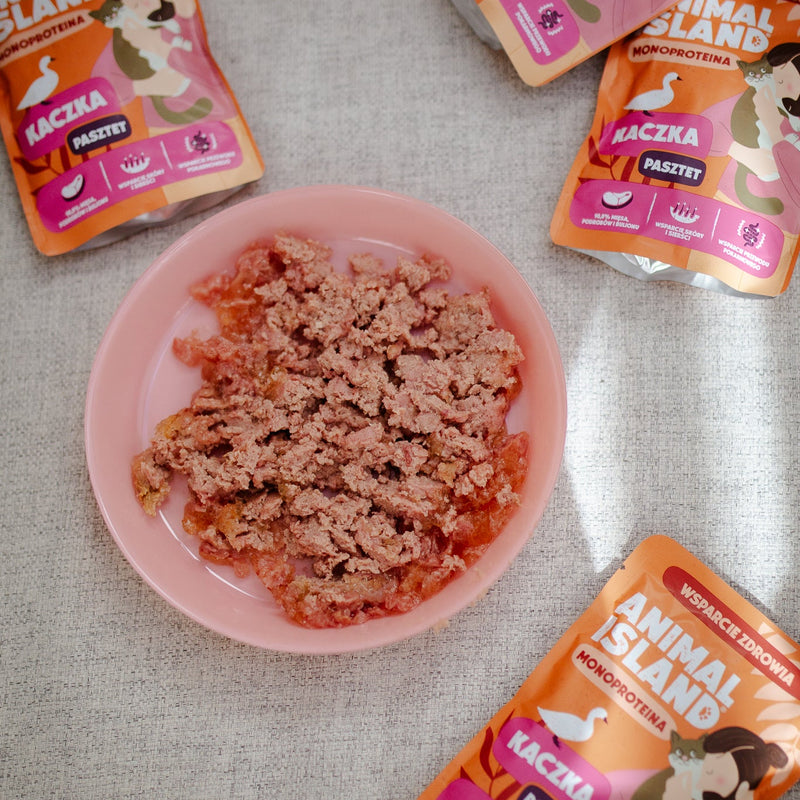 Karma Mokra dla Kota Monoproteinowa Kaczka- 100 g – Saszetka