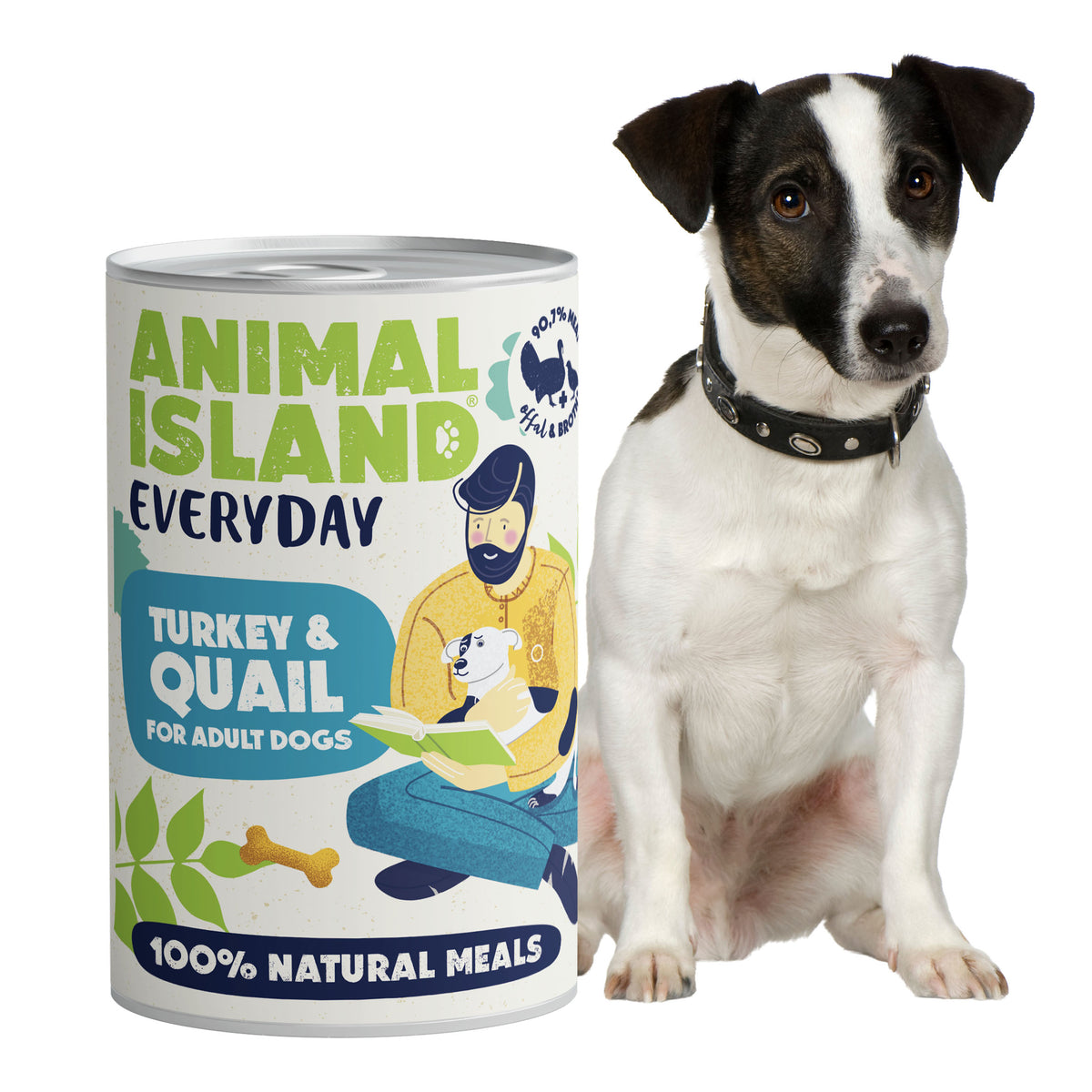 Wet dog food turkey quail 400g Everyday