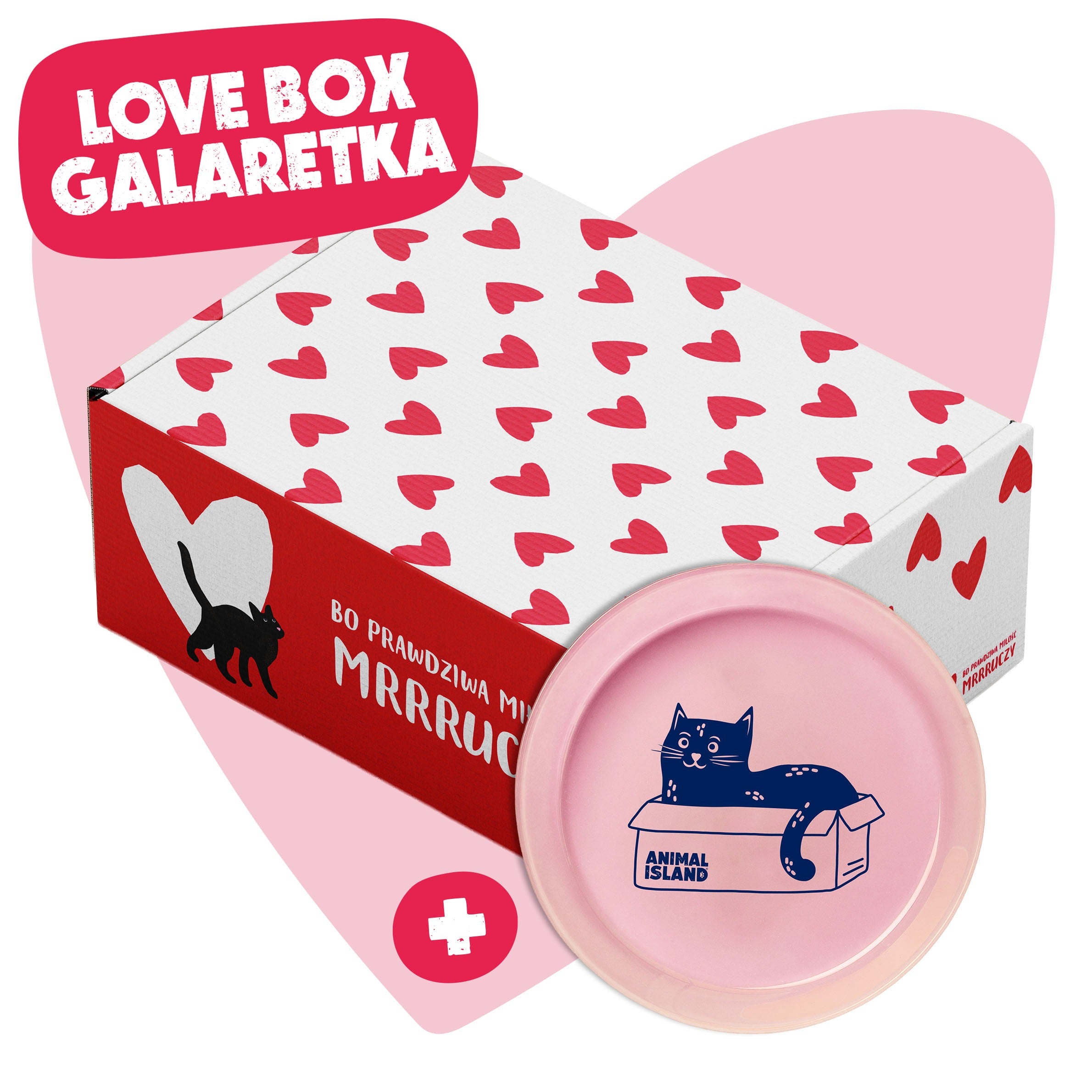 LOVE Box set for cats - sachets in jelly 2x (12pcs Poultry / 12pcs Veal, 48 pcs)