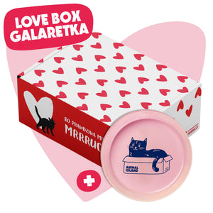 LOVE Box set for cats - sachets in jelly 2x (12pcs Poultry / 12pcs Veal, 48 pcs)