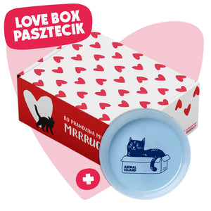 LOVE Box set for cats - pate sachets 2x (12pcs turkey / 12pcs beef, 48 pcs)