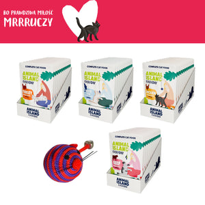 LOVE Box set for cats, sachets in broth, 48 pcs. (turkey/beef/chicken/fish)