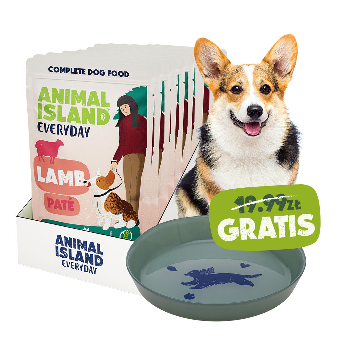 Animal Island Everyday – 10 Pack Saszetki- Jagnięcina + Szklany Talerzyk  GRATIS