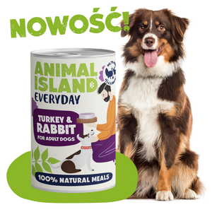 Mokra karma dla psa indyk królik 400g Everyday