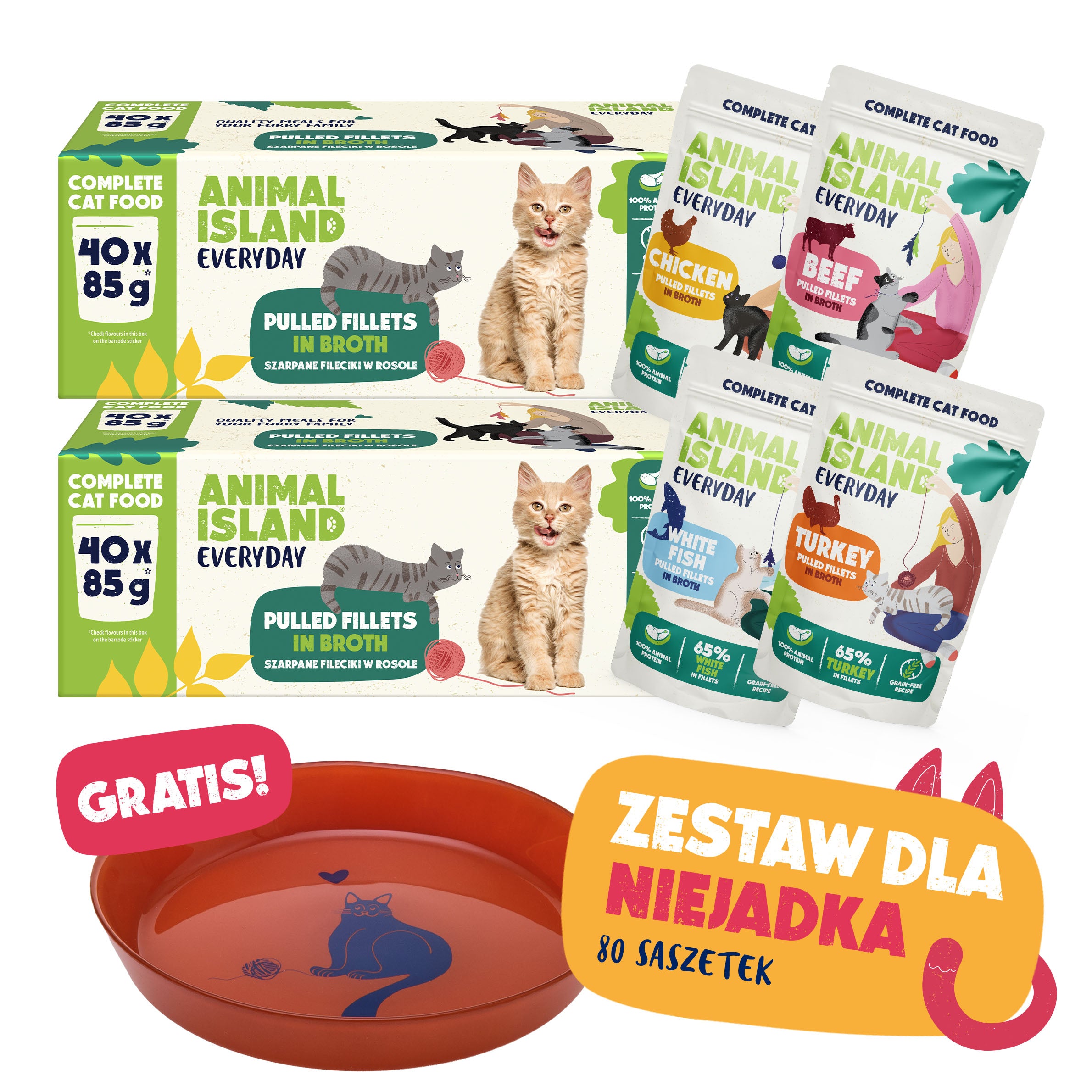 ZESTAW DLA NIEJADKA - Kocie wybory + GRATIS