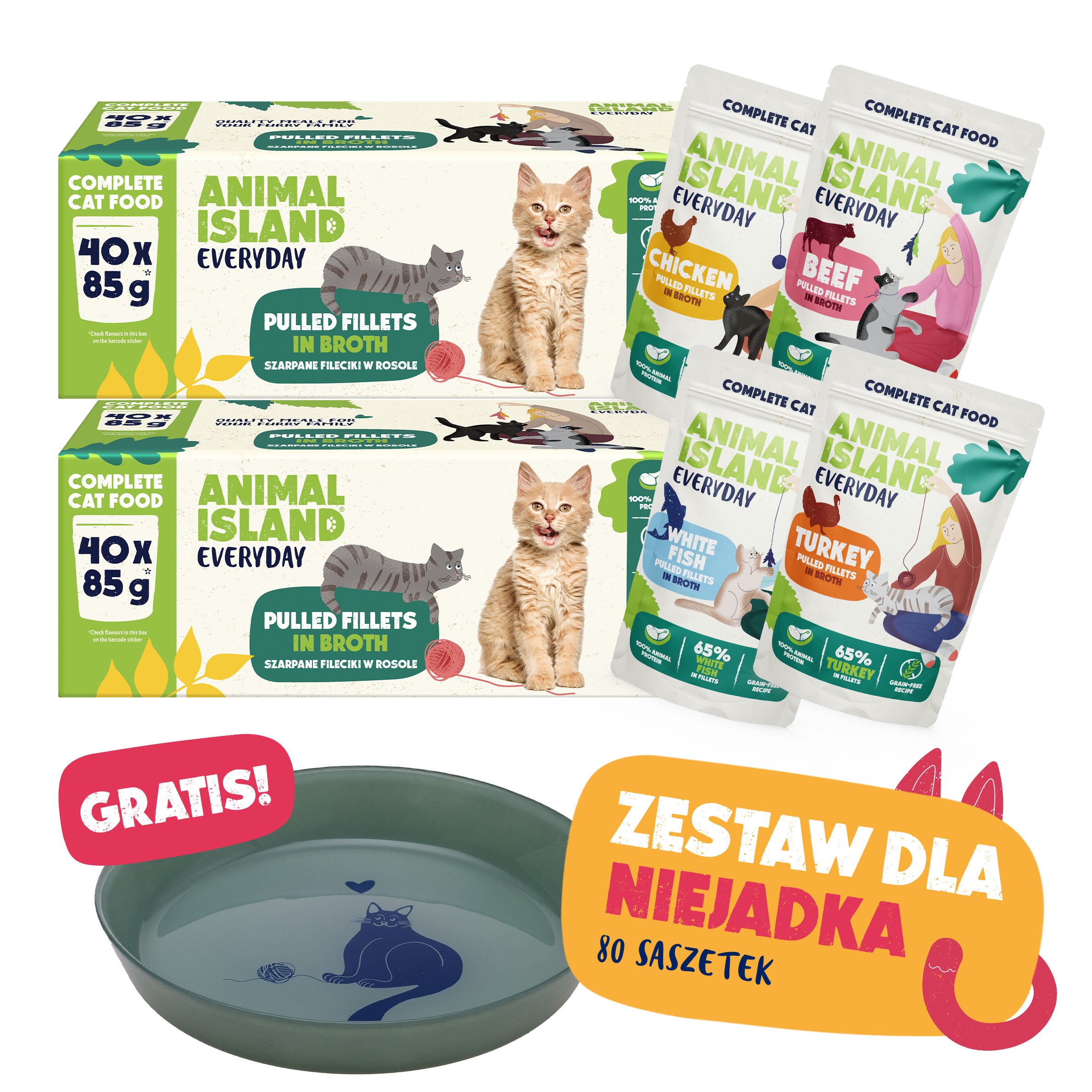 ZESTAW DLA NIEJADKA - Kocie wybory + GRATIS