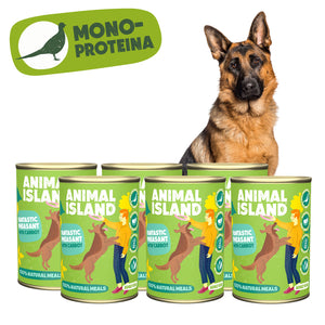 Вологий корм для собак Фазан з морквою 6x400 г