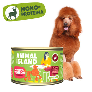 Вологий корм для собак Deer з картоплею 410 г