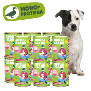 Вологий корм для собак Качка з морквою та грушею 12x400 г